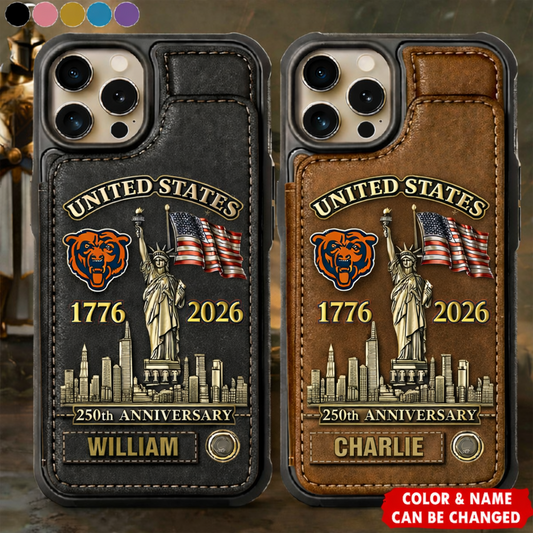CHI x NFL Celebration United States Of America 250 Years Phone Case DDT NTL