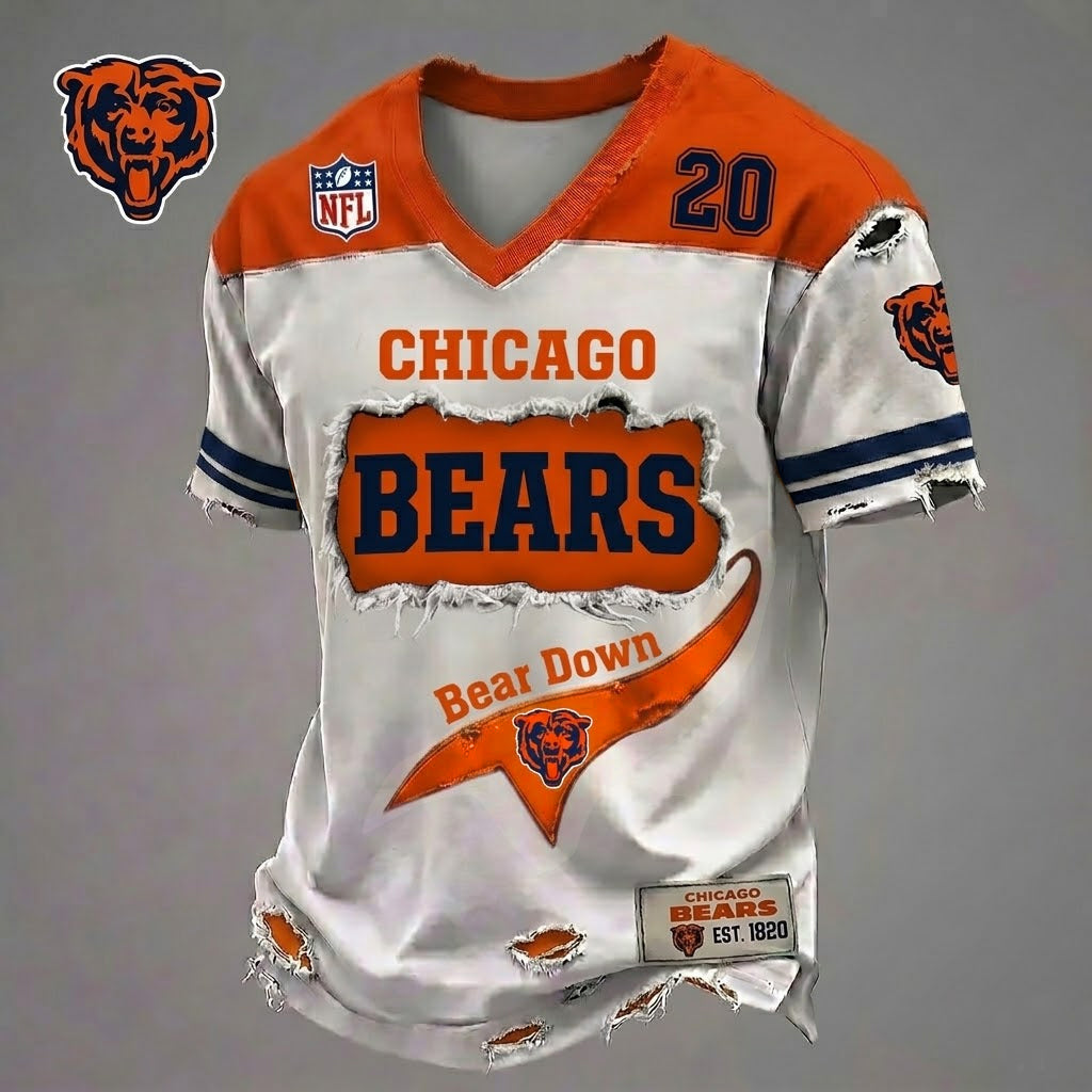 CHI x NFL Luxury V8 Classic T-shirt DDT 060626 TTTZ