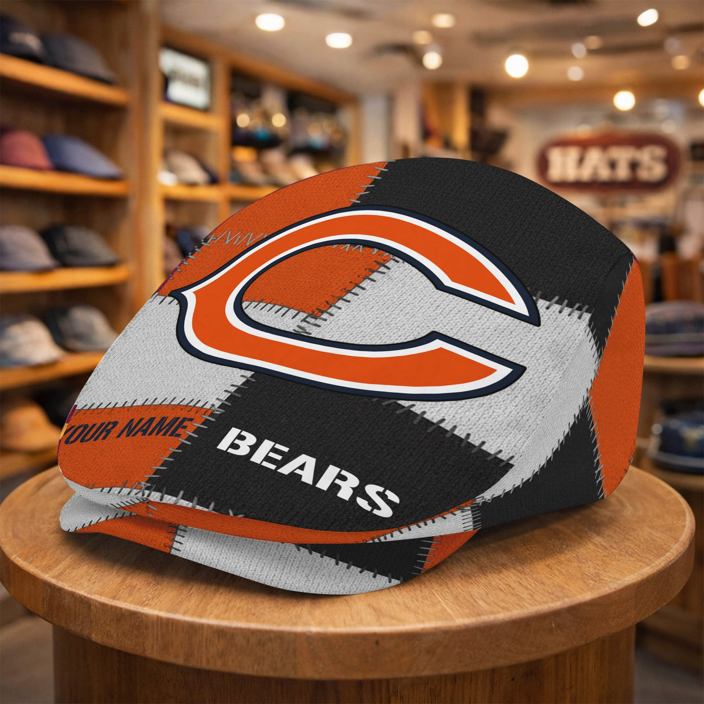 CHI x NFL Personalized Premium Jeff Cap DDT CTND