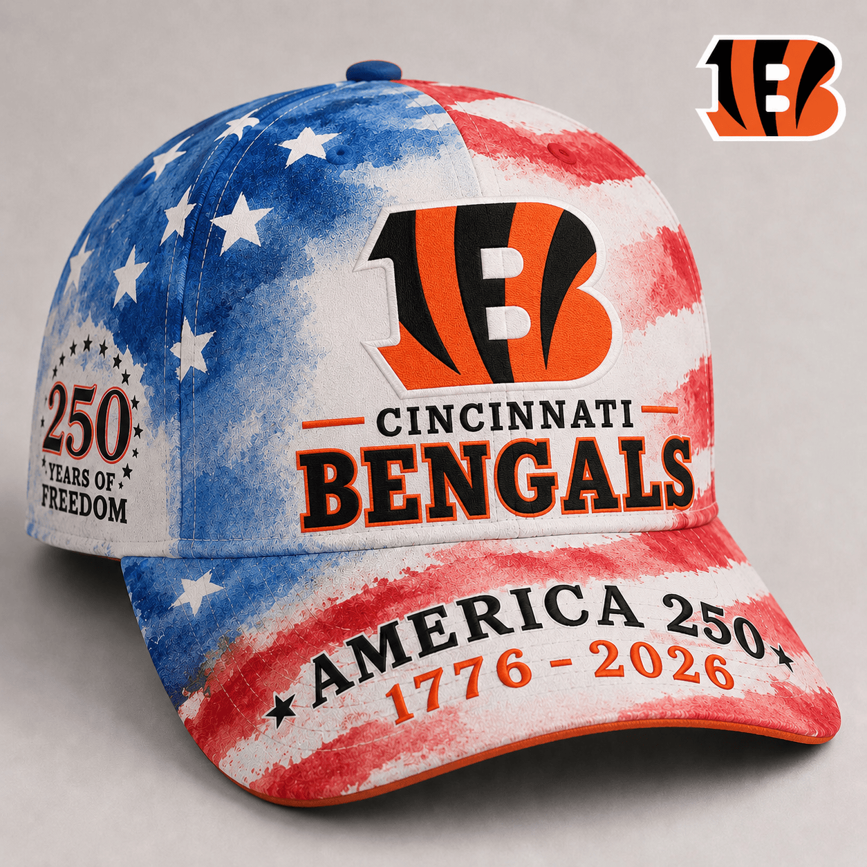CIN Premium NFL 250 Years Of Freedom Cap DDT 090626 NTL