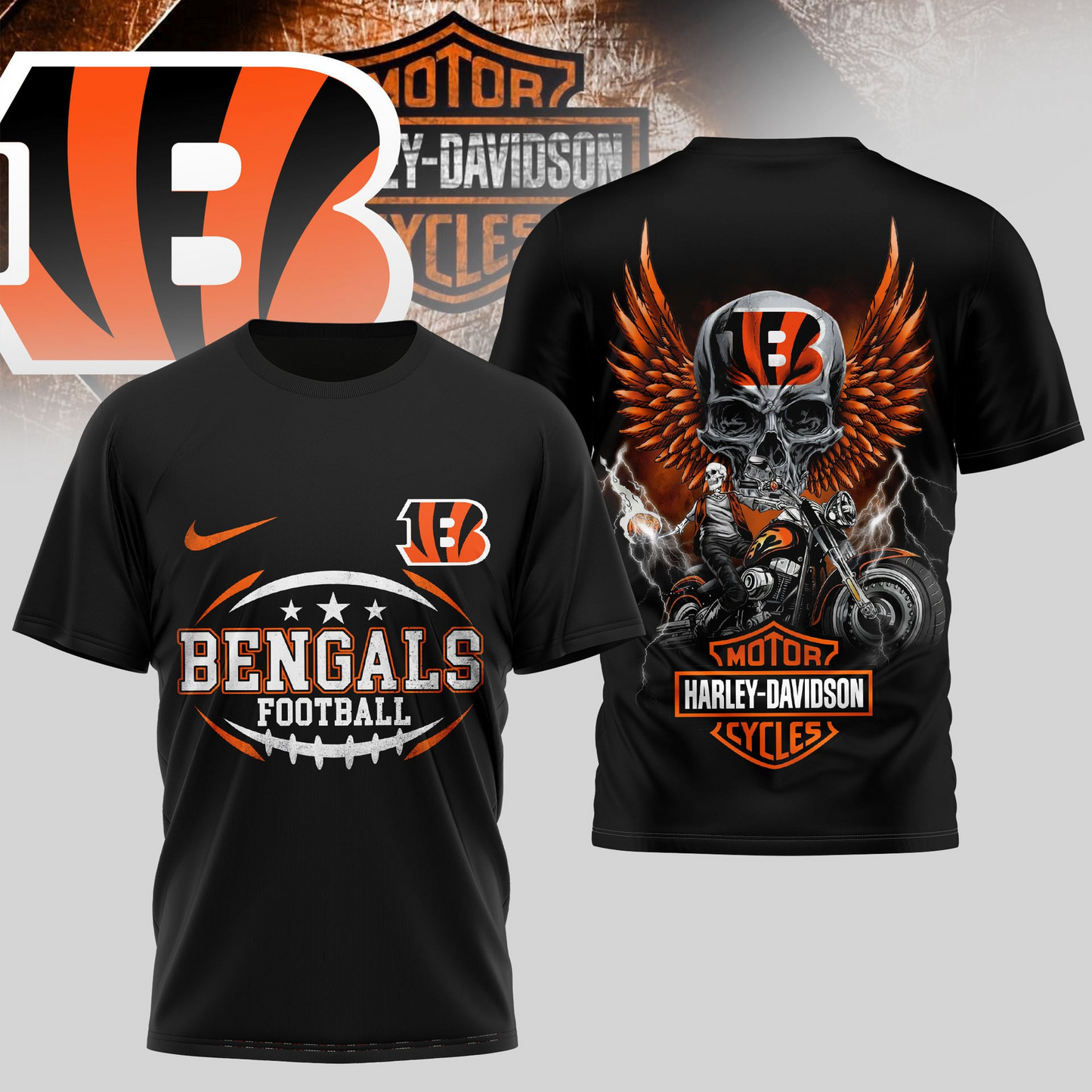 CIN Premium NFL Motorcycle 3D Shirt DDT 090626 HLPHUONG
