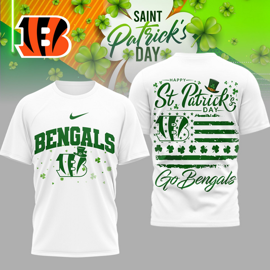 CIN Premium NFL St. Patricks Day 3D Shirt DDT CTND