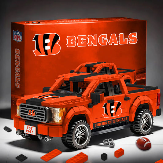 CIN X NFL 3D Racing Truck Model Building Block Set NDT NHM