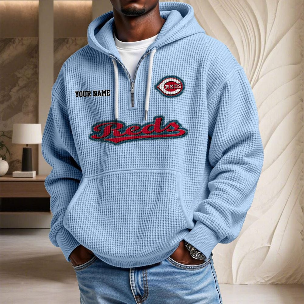 CIN x MLB Waffle Hoodie DATND TANTD