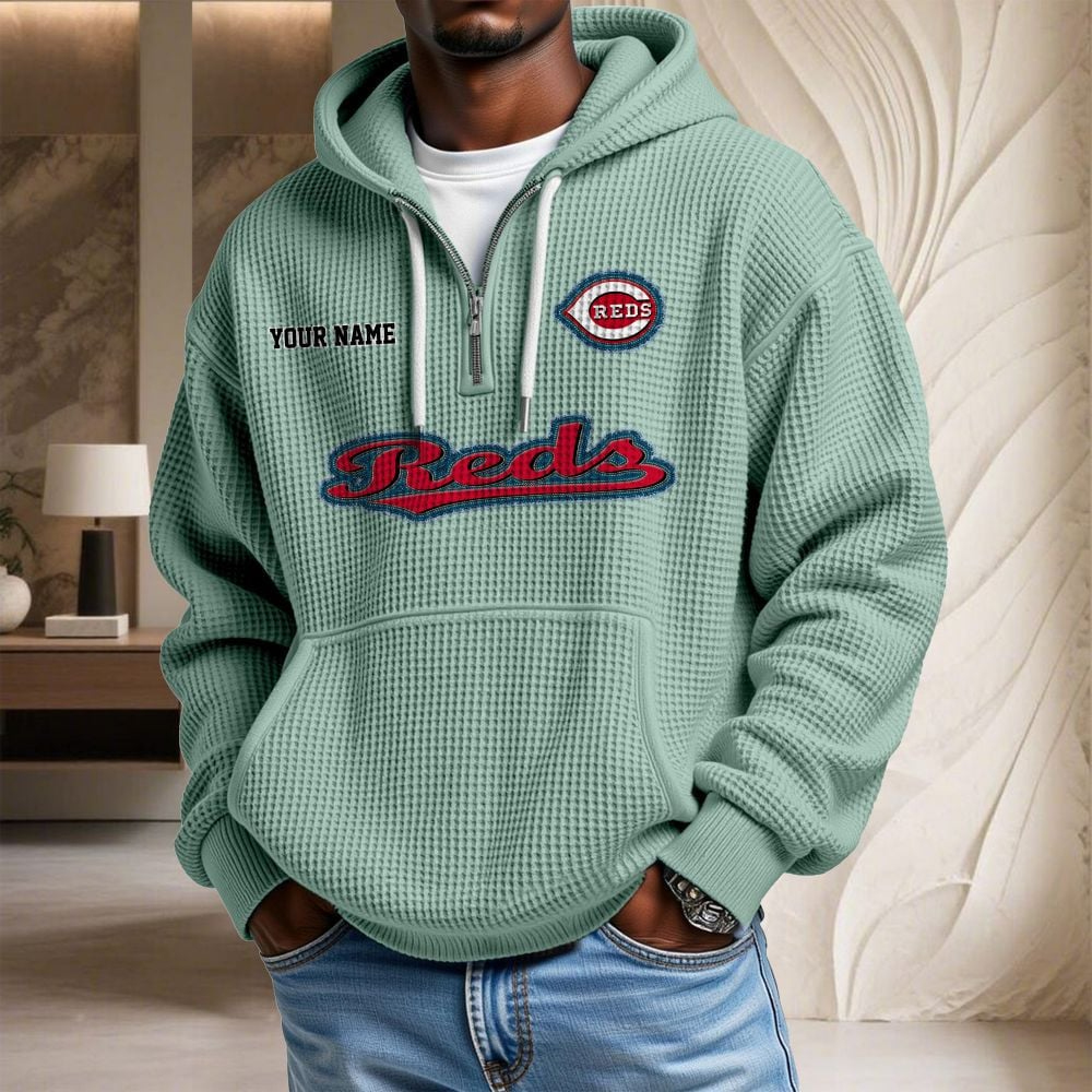 CIN x MLB Waffle Hoodie DATND TANTD