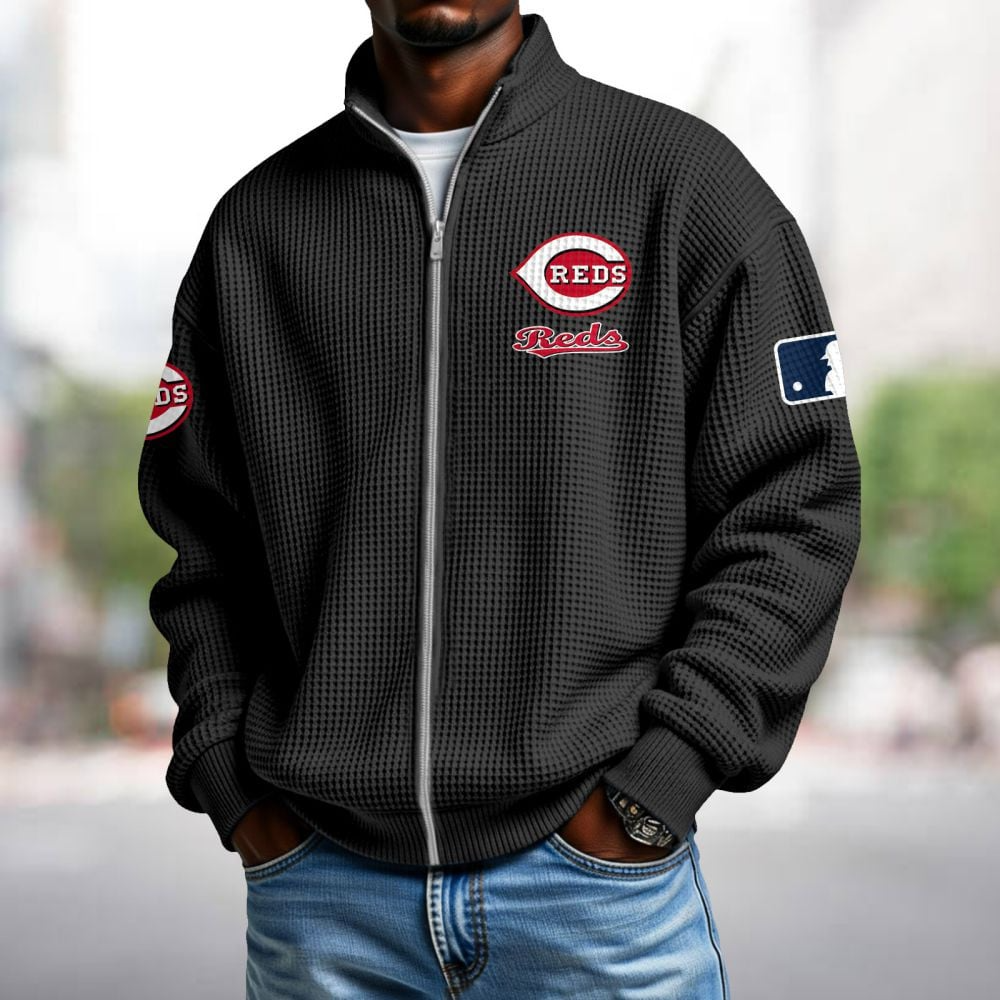 CIN x MLB Waffle Zip-Up Sweatshirt DatND DVT