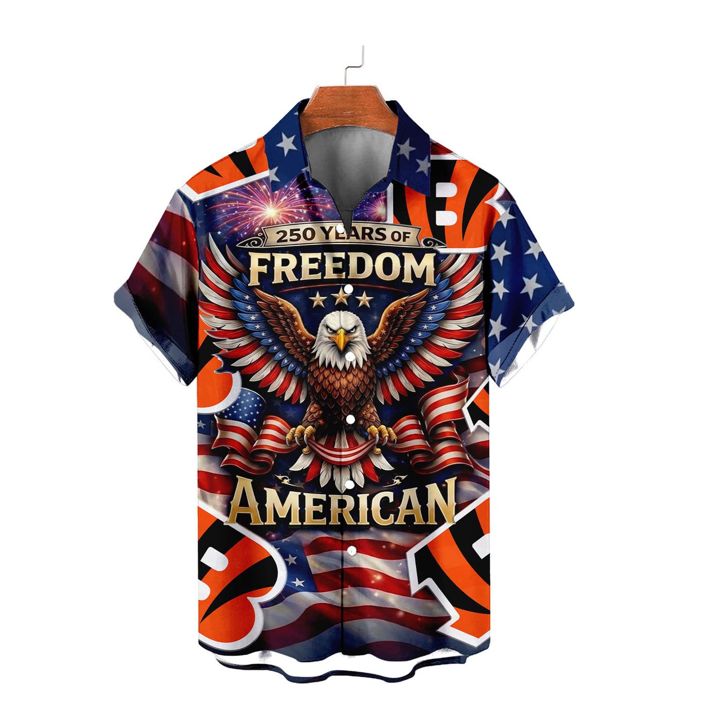 CIN x NFL America 250th Anniversary Eagles Hawaiian Shirt  090626
