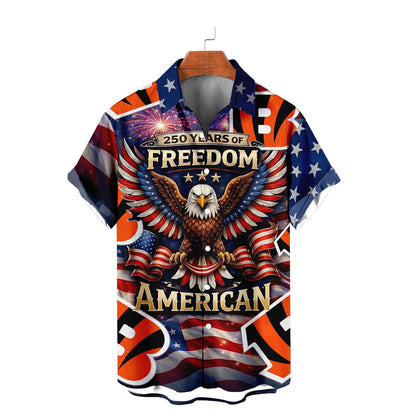 CIN x NFL America 250th Anniversary Eagles Hawaiian Shirt  090626