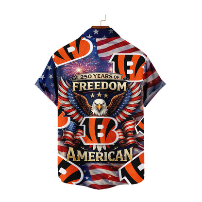 CIN x NFL America 250th Anniversary Eagles Hawaiian Shirt  090626