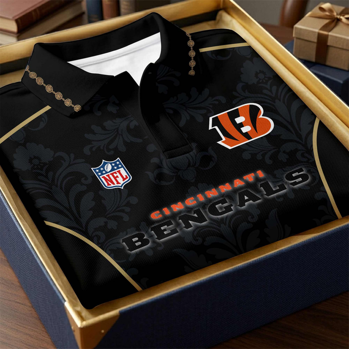 CIN x NFL Luxury Polo Shirt 150626