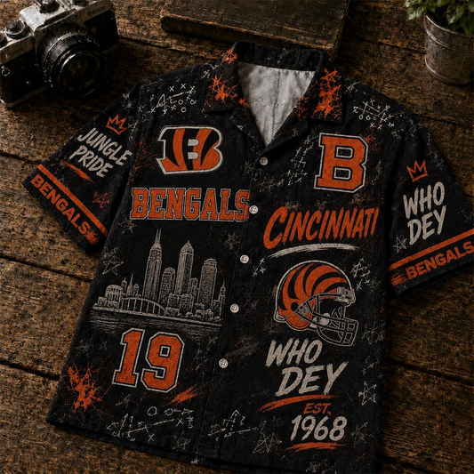 CIN x NFL Luxury V2 Hawaiian Shirt 150626