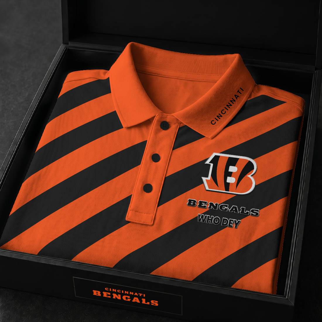 CIN x NFL Luxury V4 Polo Shirt  300626