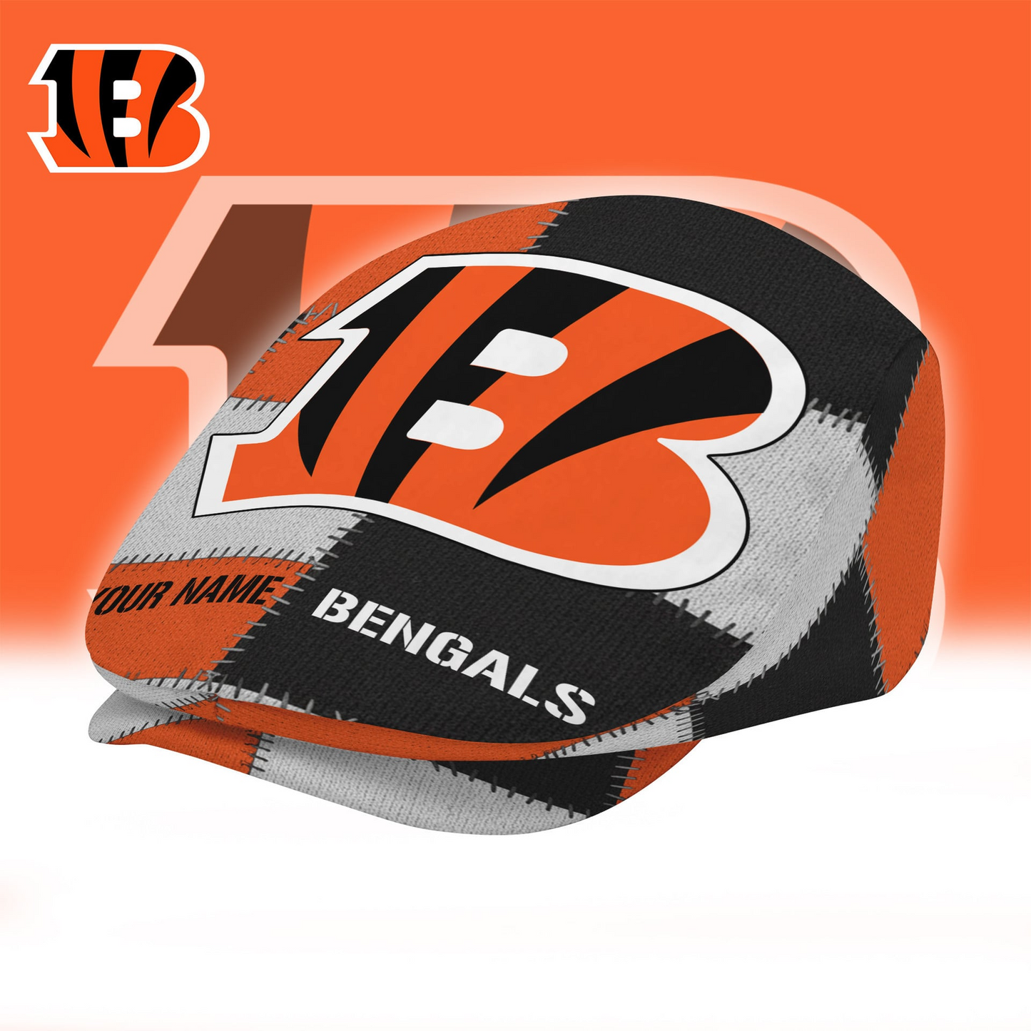 CIN x NFL Personalized Premium Jeff Cap DDT CTND