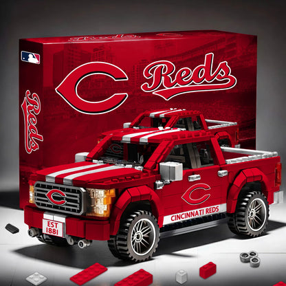 MLB 3D Racing Truck Model Building Block Set 0112 V1 NAK NHM
