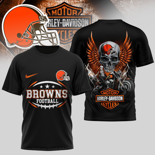 CLE Premium NFL Motorcycle 3D Shirt DDT 090626 HLPHUONG