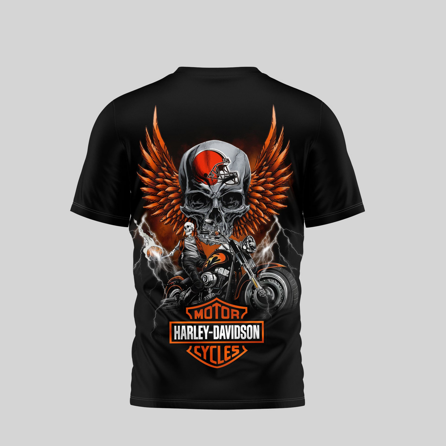 CLE Premium NFL Motorcycle 3D Shirt DDT 090626 HLPHUONG