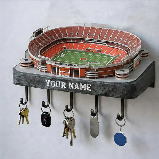 CLE Stadium Premium NFL Wood Key Hanger DDT NHM