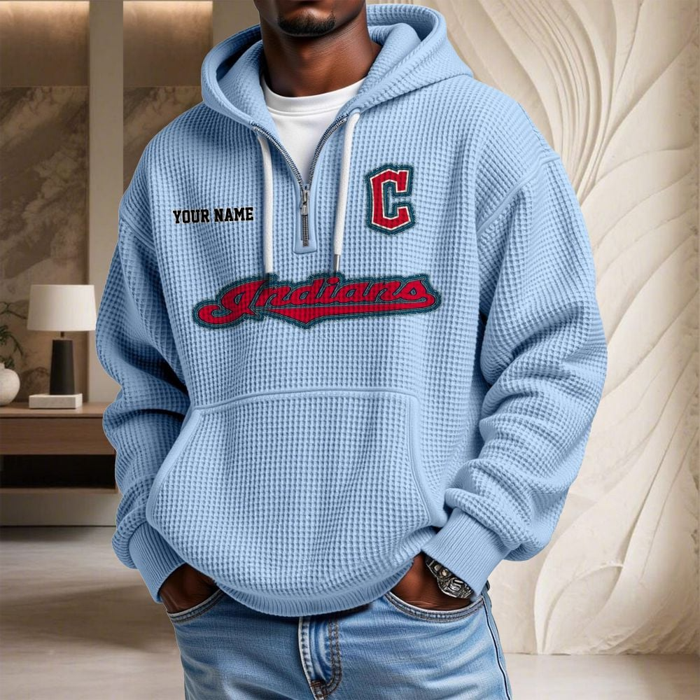 CLE x MLB Waffle Hoodie DATND TANTD