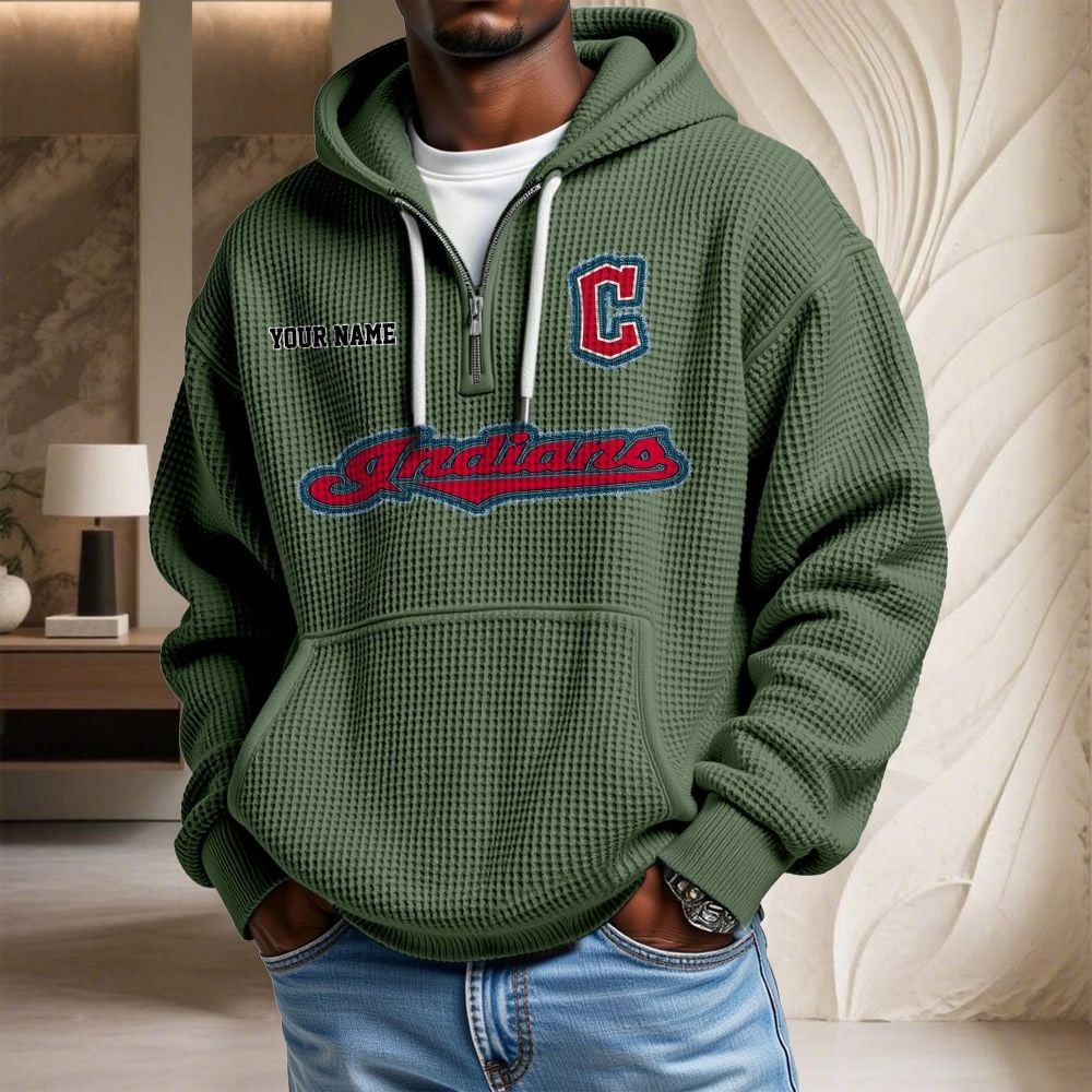 CLE x MLB Waffle Hoodie DATND TANTD