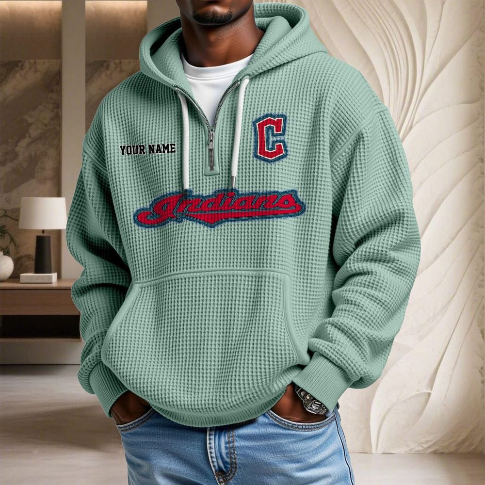CLE x MLB Waffle Hoodie DATND TANTD