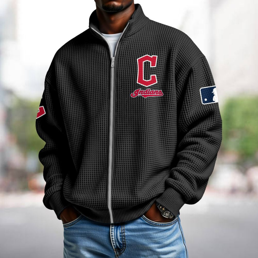 CLE x MLB Waffle Zip-Up Sweatshirt DatND DVT