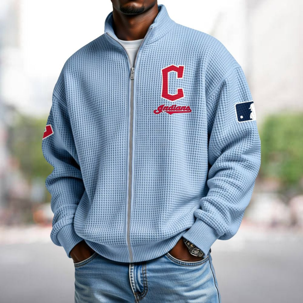 CLE x MLB Waffle Zip-Up Sweatshirt DatND DVT