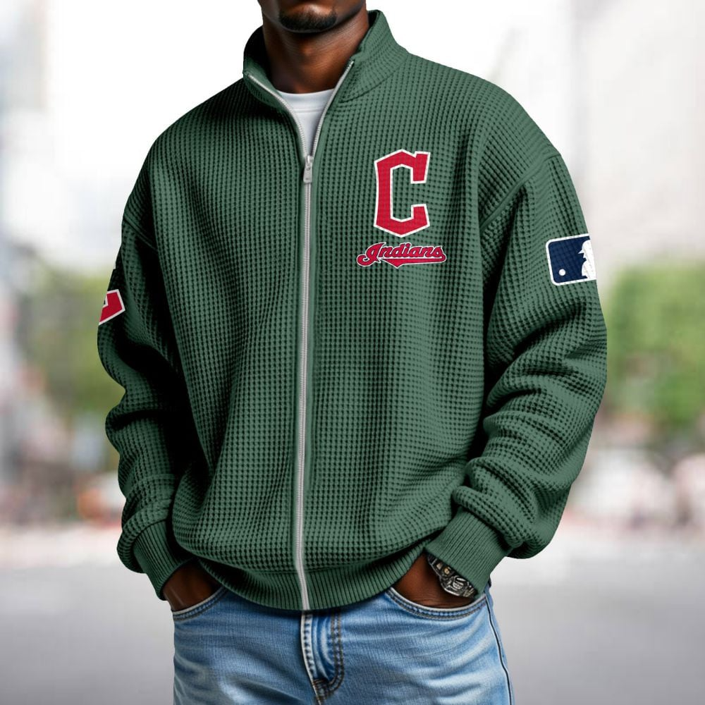CLE x MLB Waffle Zip-Up Sweatshirt DatND DVT