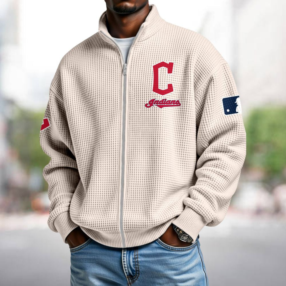 CLE x MLB Waffle Zip-Up Sweatshirt DatND DVT