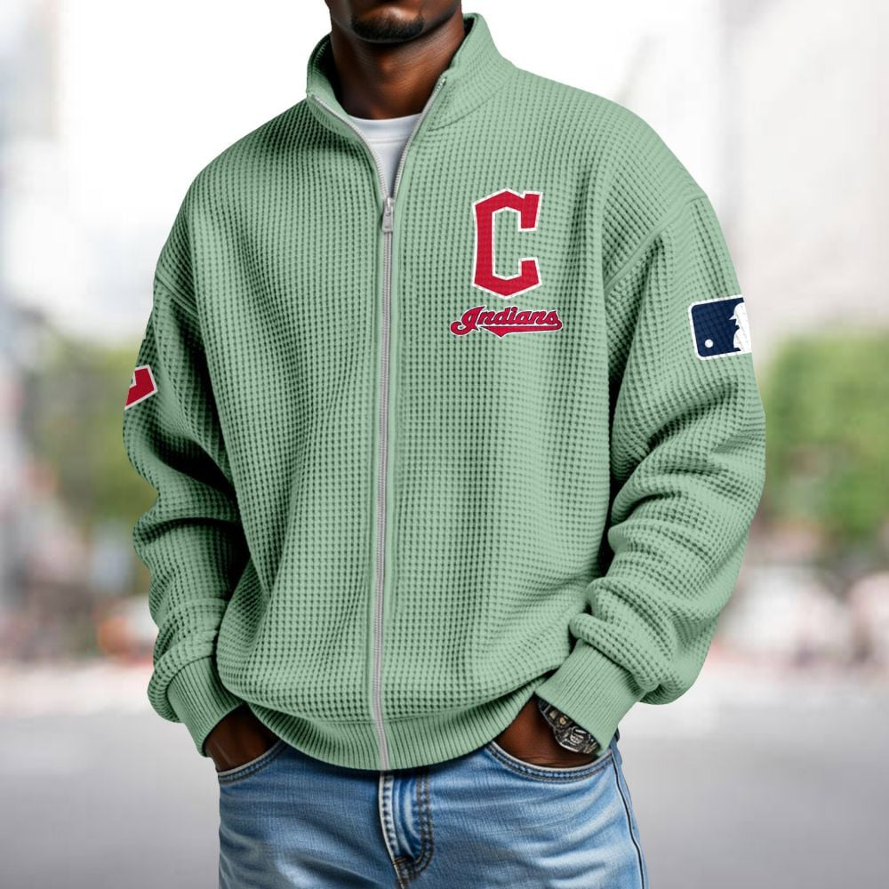 CLE x MLB Waffle Zip-Up Sweatshirt DatND DVT