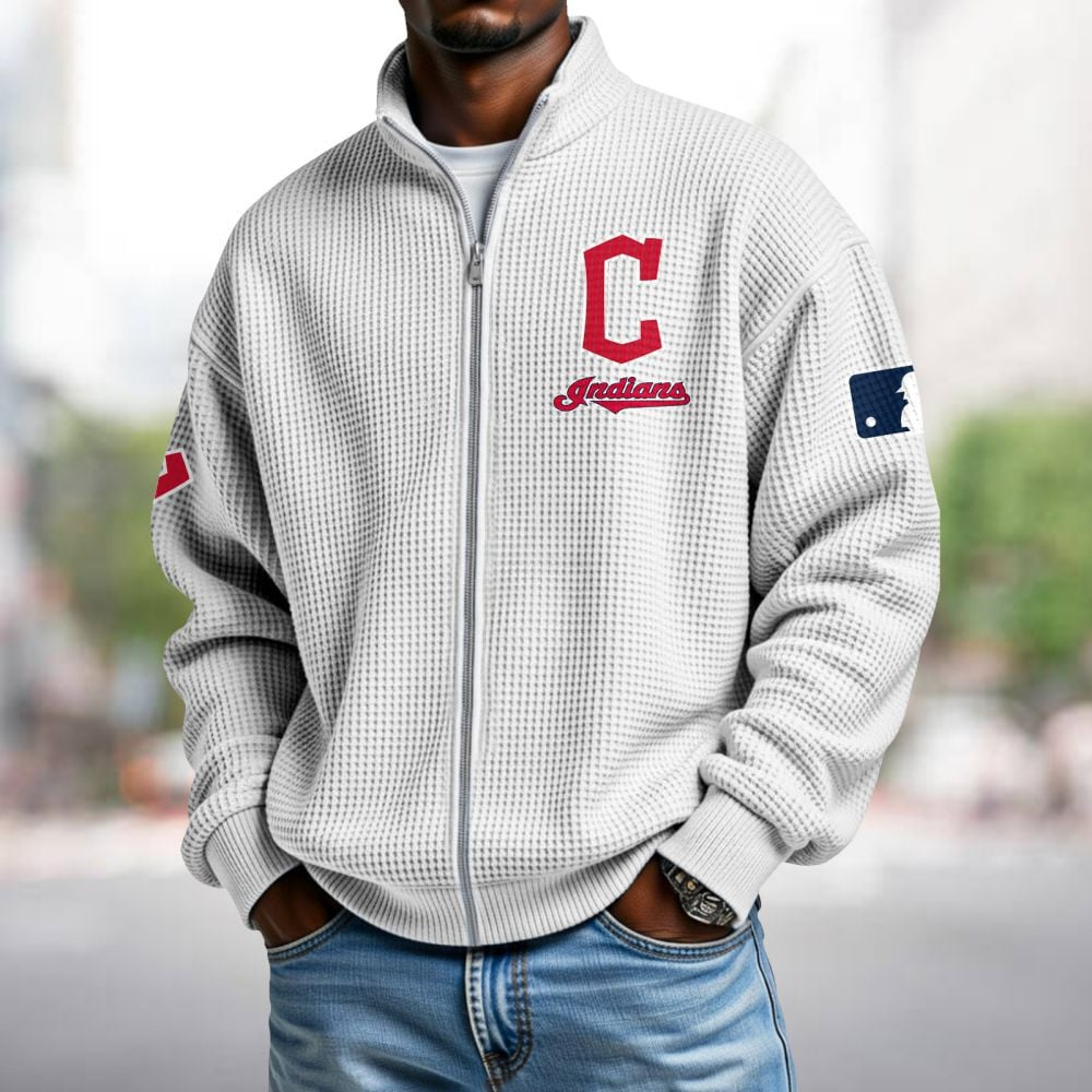 CLE x MLB Waffle Zip-Up Sweatshirt DatND DVT