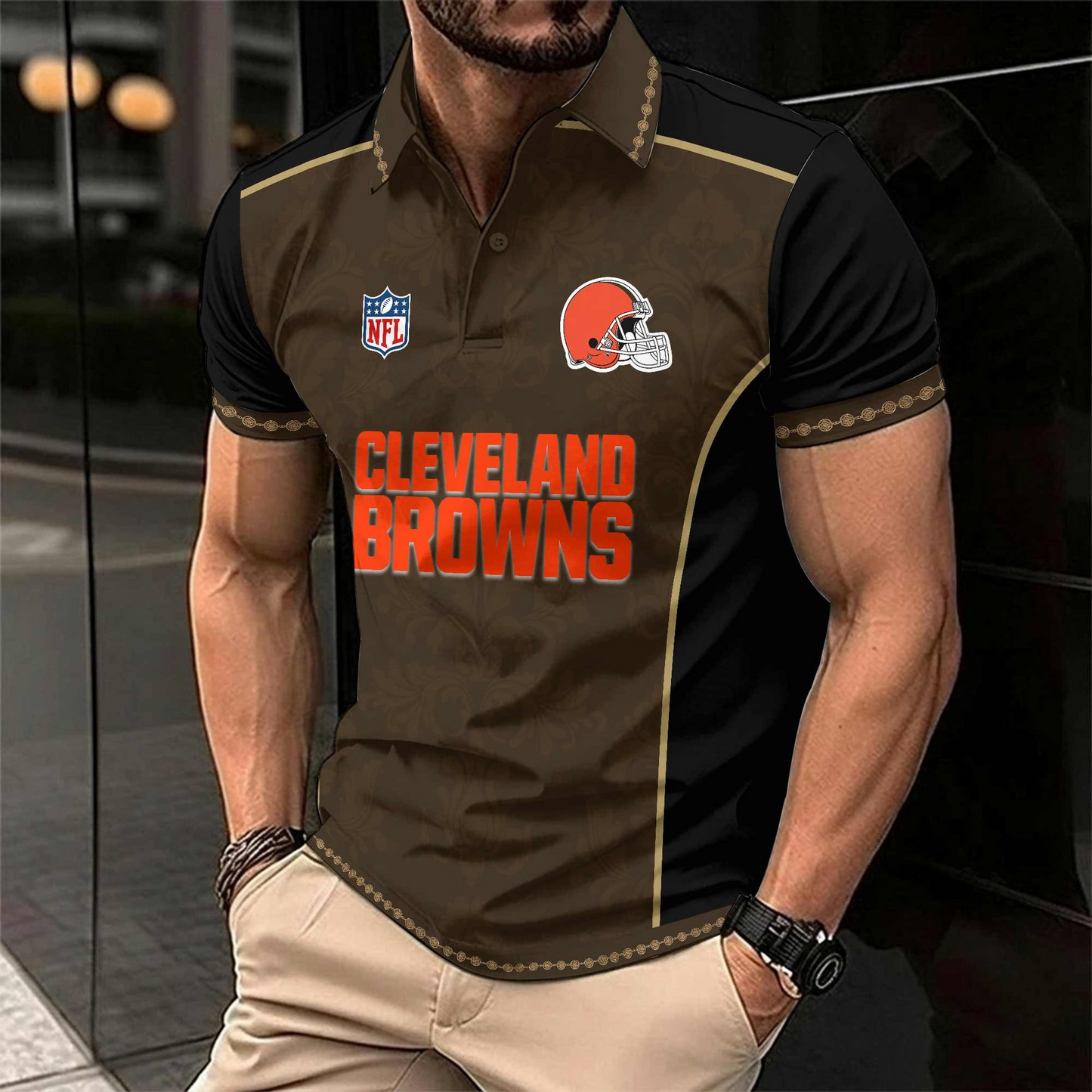 CLE x NFL Luxury Polo Shirt 150626