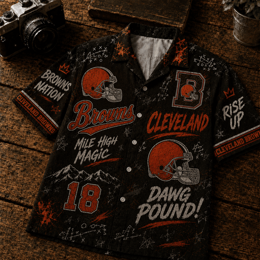 CLE x NFL Luxury V2 Hawaiian Shirt 150626