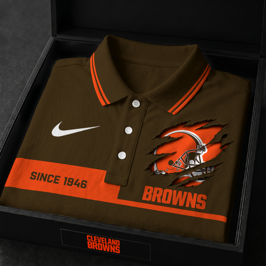 CLE x NFL Luxury V2 Polo Shirt 220626