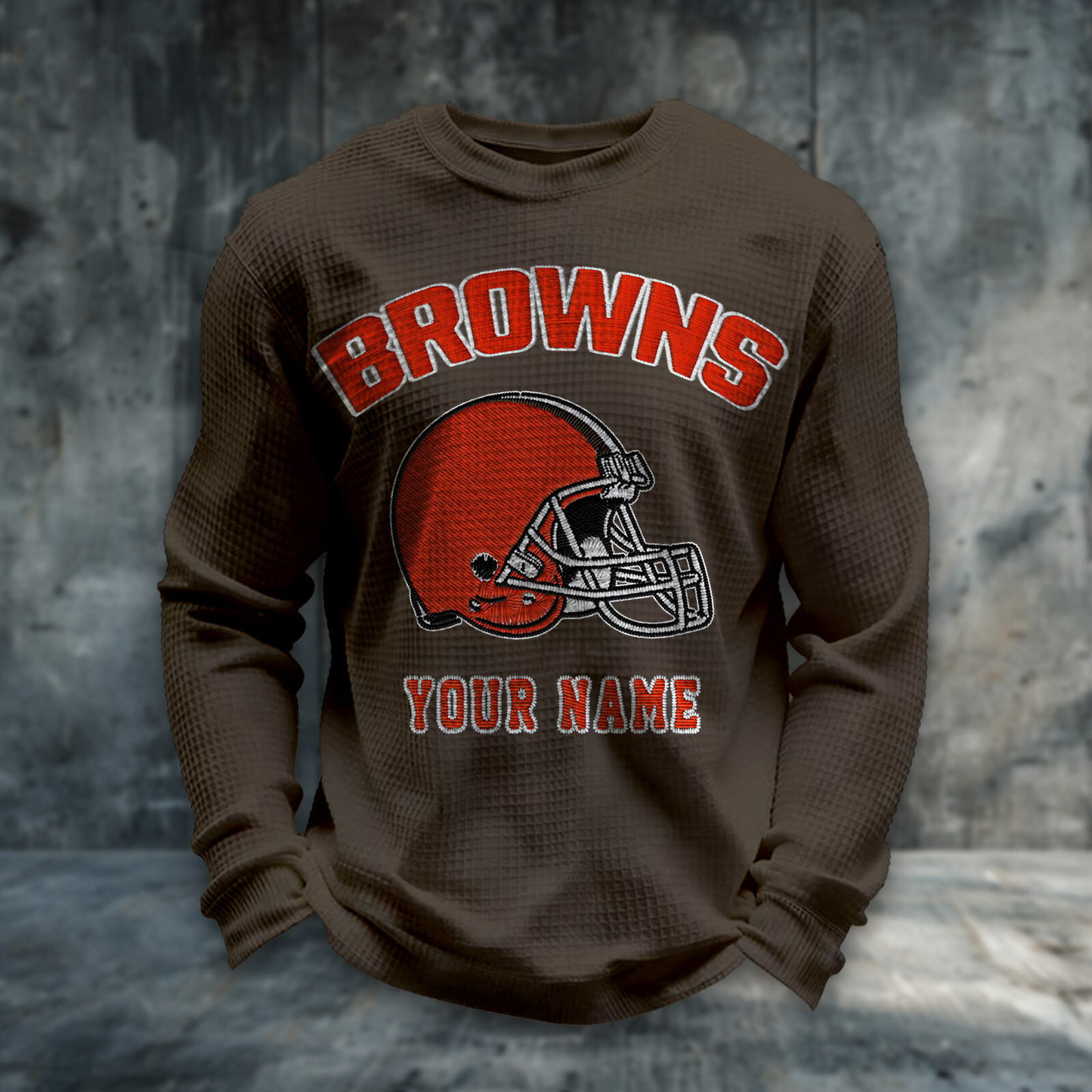 CLE x NFL  Personalized Crew Neck Sweatshirt DDT CTND