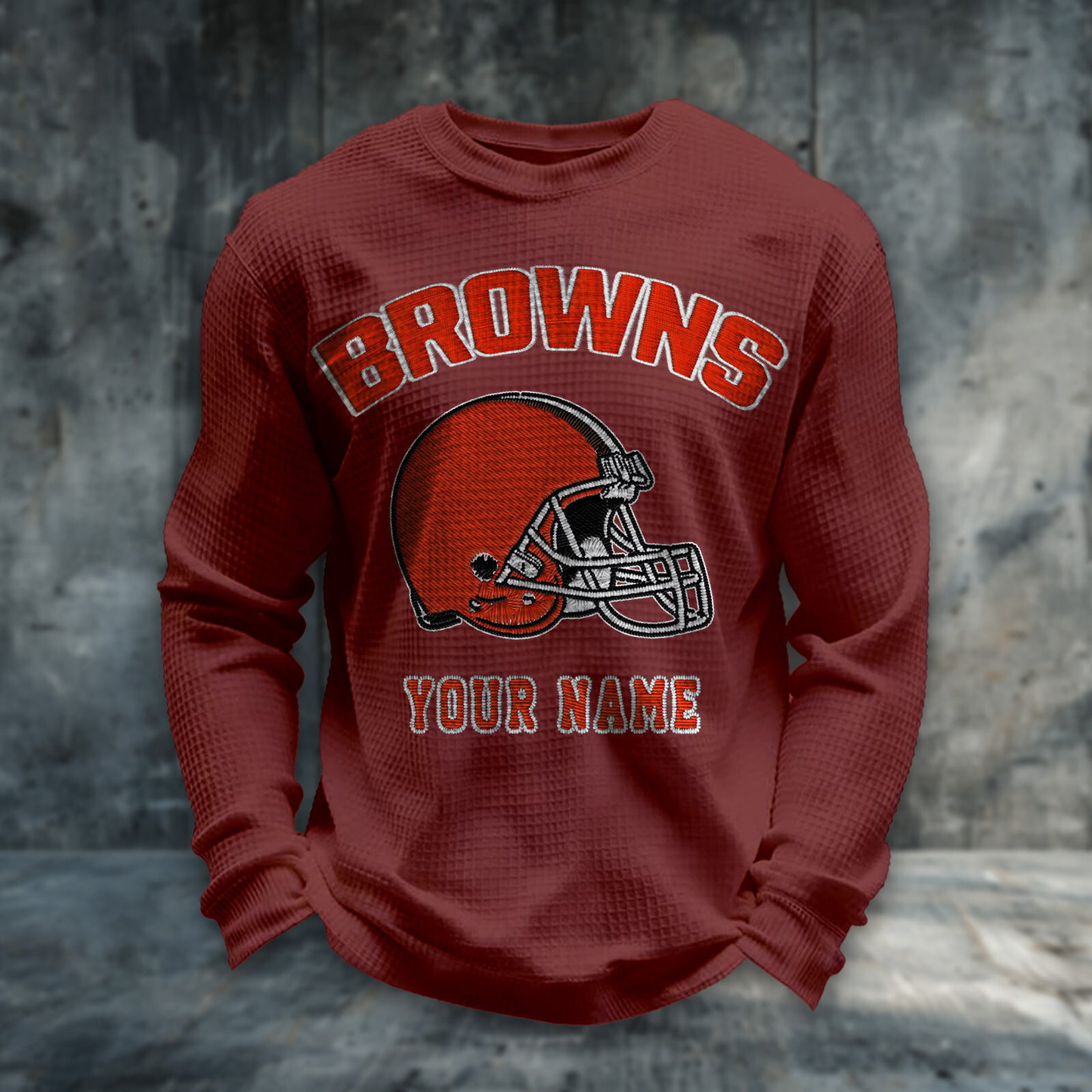 CLE x NFL  Personalized Crew Neck Sweatshirt DDT CTND