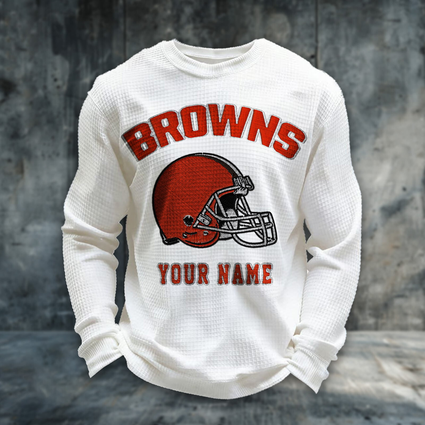CLE x NFL  Personalized Crew Neck Sweatshirt DDT CTND