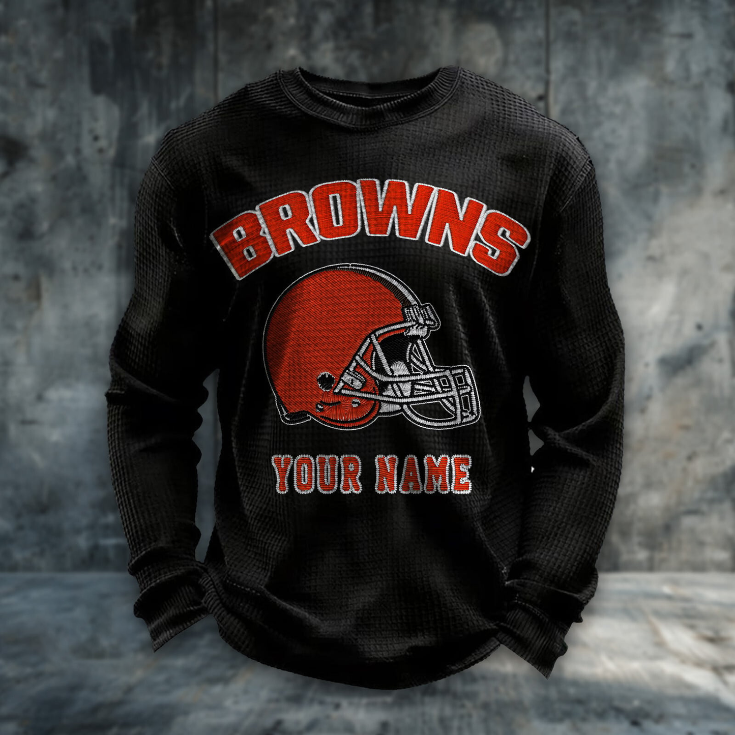 CLE x NFL  Personalized Crew Neck Sweatshirt DDT CTND