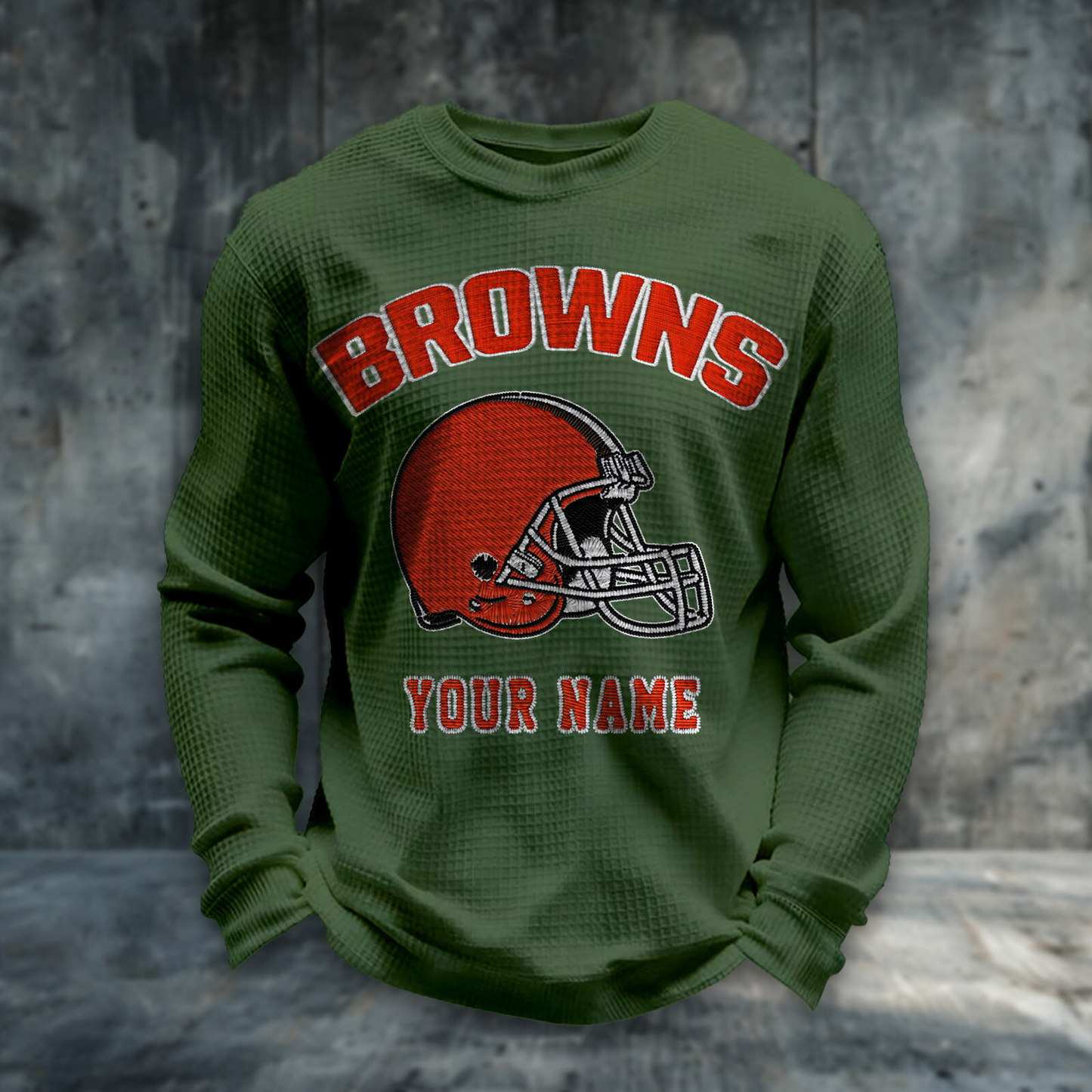 CLE x NFL  Personalized Crew Neck Sweatshirt DDT CTND