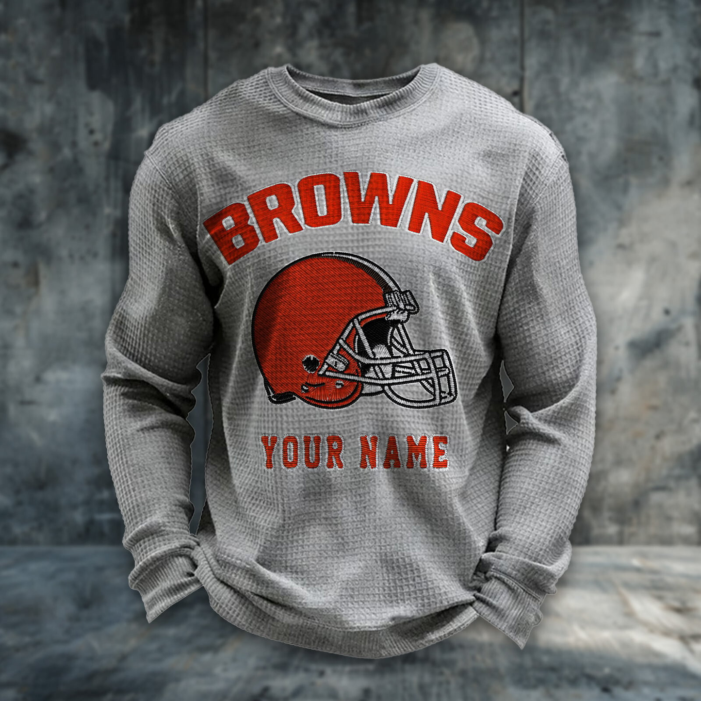 CLE x NFL  Personalized Crew Neck Sweatshirt DDT CTND