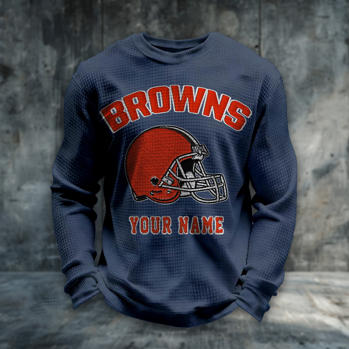 CLE x NFL  Personalized Crew Neck Sweatshirt DDT CTND