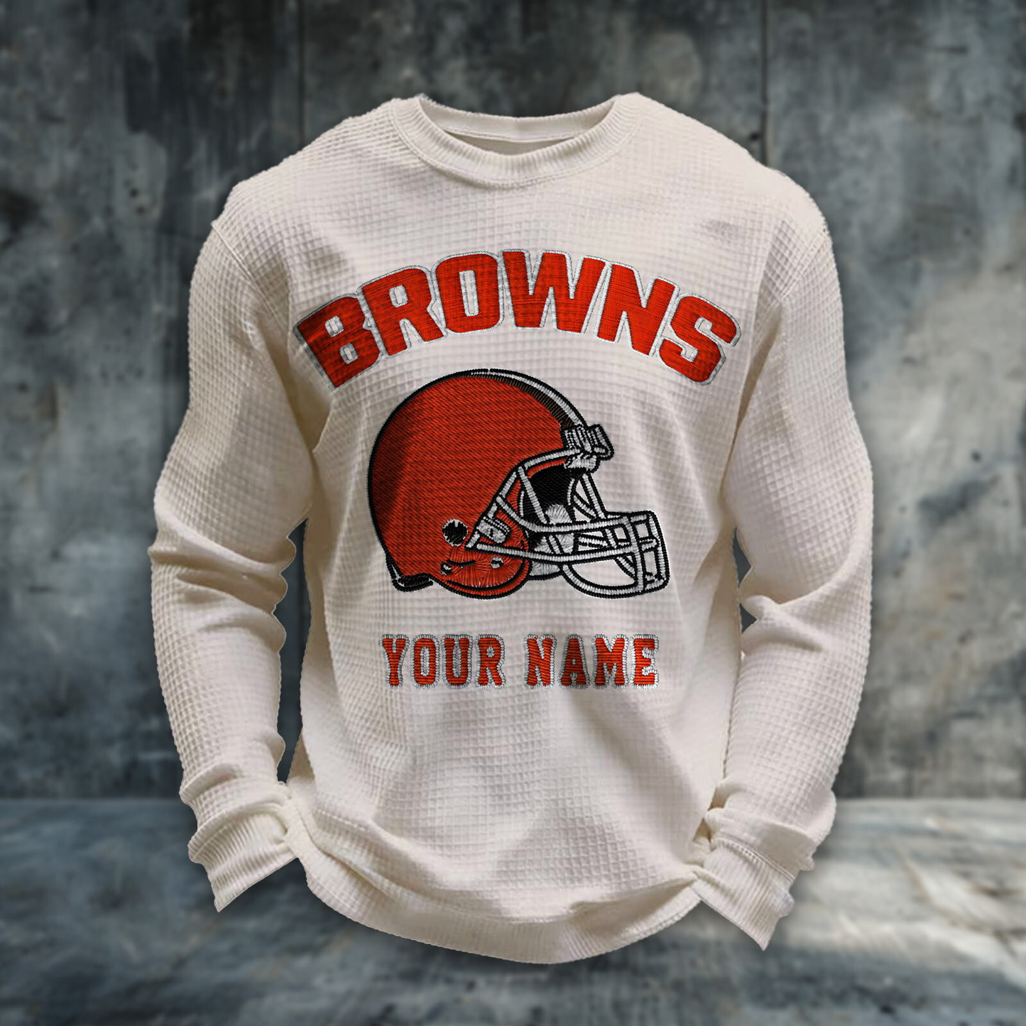 CLE x NFL  Personalized Crew Neck Sweatshirt DDT CTND