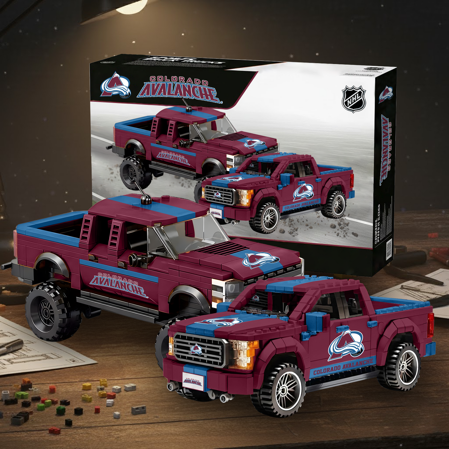 NHL Raptor Pickup Truck and Hockey Racing Trucks V1 NAK NHT
