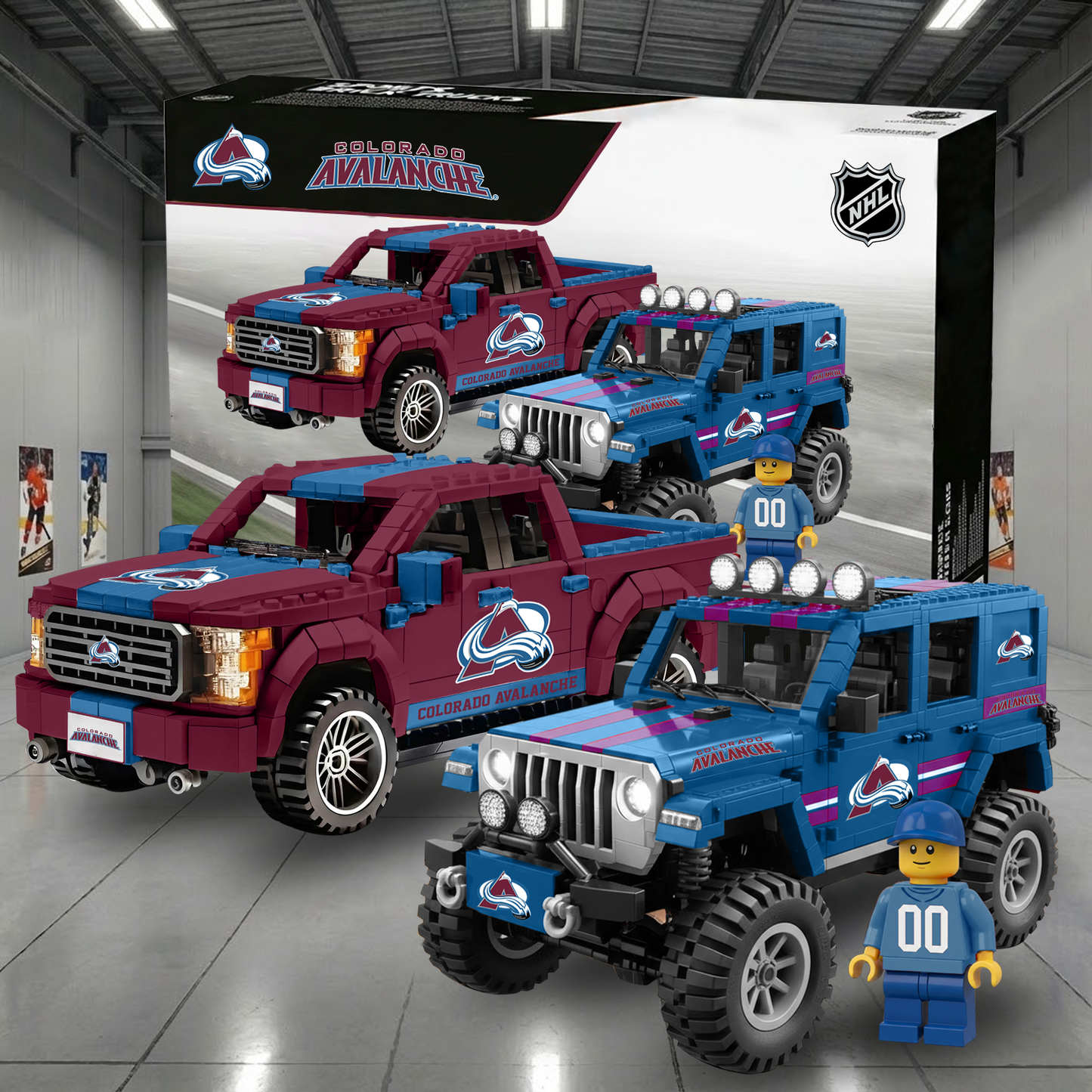 NHL Team Off-Road Vehicles and Hockey Racing Trucks V1 NAK NHT