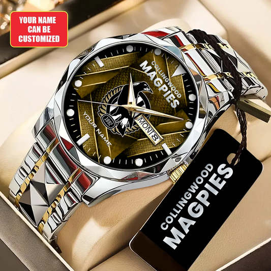 COL x AFL Alloy Luxury Quartz Watch DATND TANTD