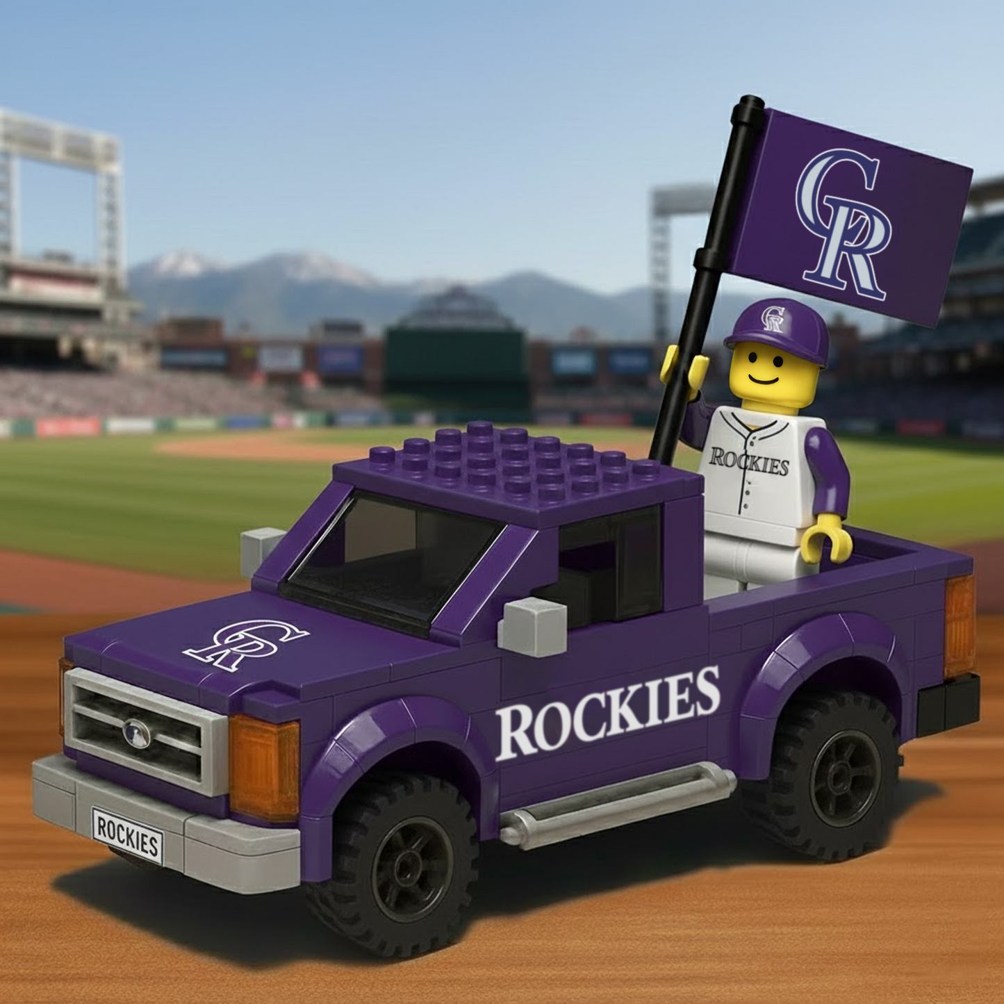 COL x MLB Building Blocks Truck Toy Set DatND DVT