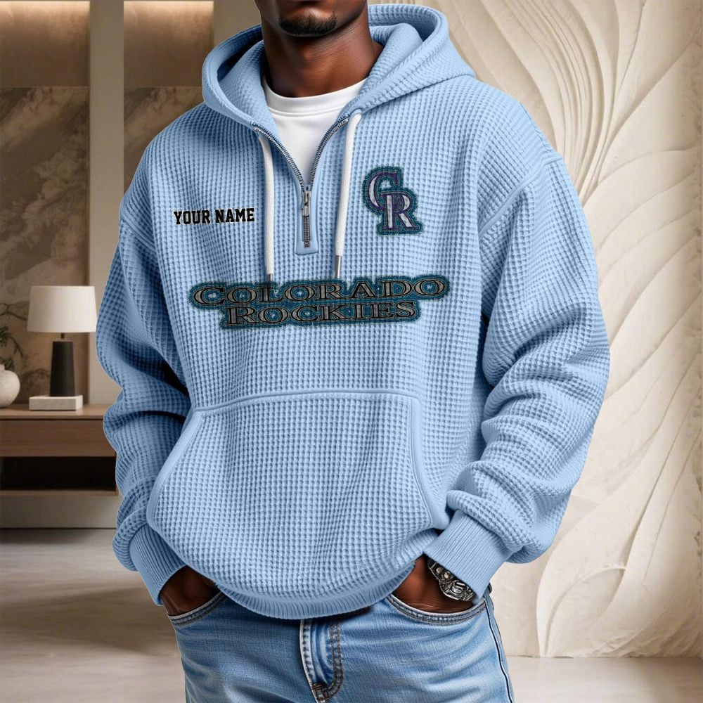 COL x MLB Waffle Hoodie DATND TANTD