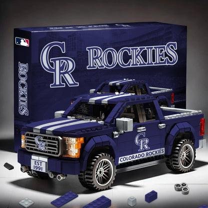 MLB 3D Racing Truck Model Building Block Set 0112 V1 NAK NHM