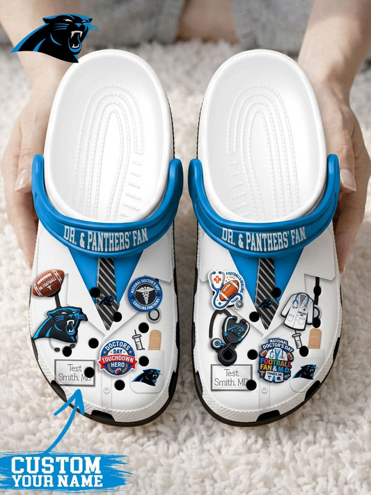 CP PREMIUM NFL NATIONAL DOCTOR'S DAY CLOGS WITH 8 CHARMS DDT  CTND