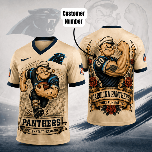 CP Premium NFL Popeye Vintage Tattoo 3D T-Shirt DDT 050626 HLPHUONG