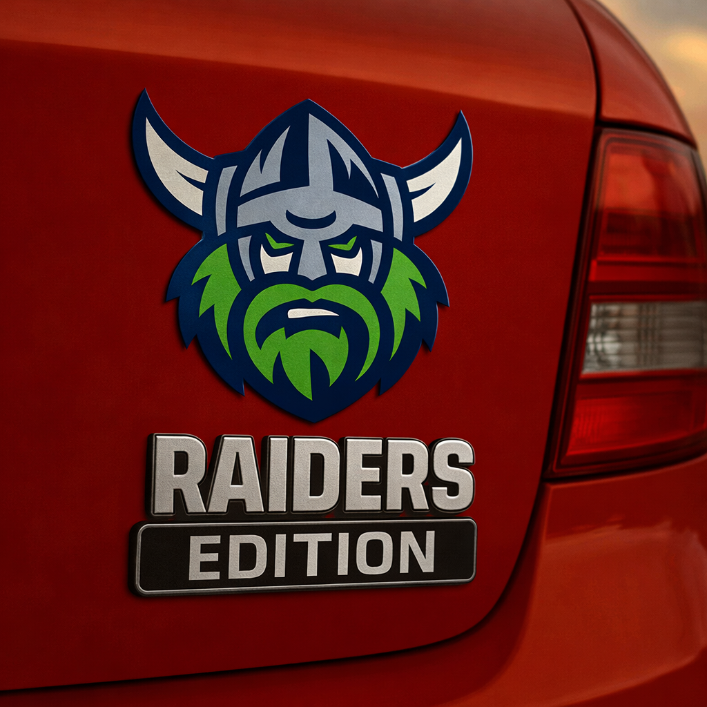 CR Premium NRL Car Name Badge DDT NTL